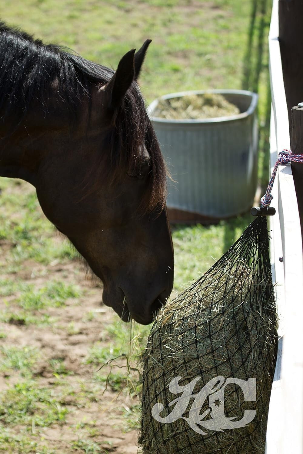 Portable Slow Feed Hay Bag Feeder for Horses – Easy-Fill & Convenient for Travel