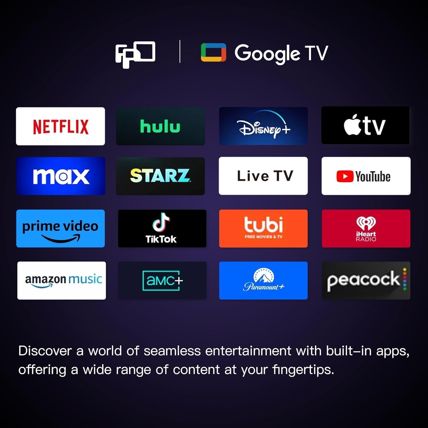 43-Inch LED Smart TV with Google Assistant & Chromecast - Immersive Viewing
