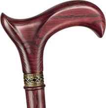 Load image into Gallery viewer, Luxury Hardwood Oak Walking Cane - Adjustable for Height, FSA/HSA Eligible