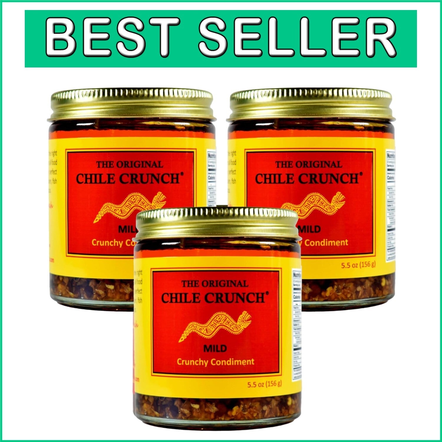 Crunchy Mild Mexican Salsa and Sauce - All Natural Flavor Explosion 3-Pack