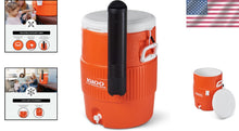 Load image into Gallery viewer, Heavy-Duty 10 Gallon Insulated Water Cooler with Secure Lid - Made in the USA