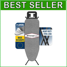 Load image into Gallery viewer, Sturdy 4-Leg Ironing Board with Foldable Design &amp; Heat-Resistant Pad - 43"x14"