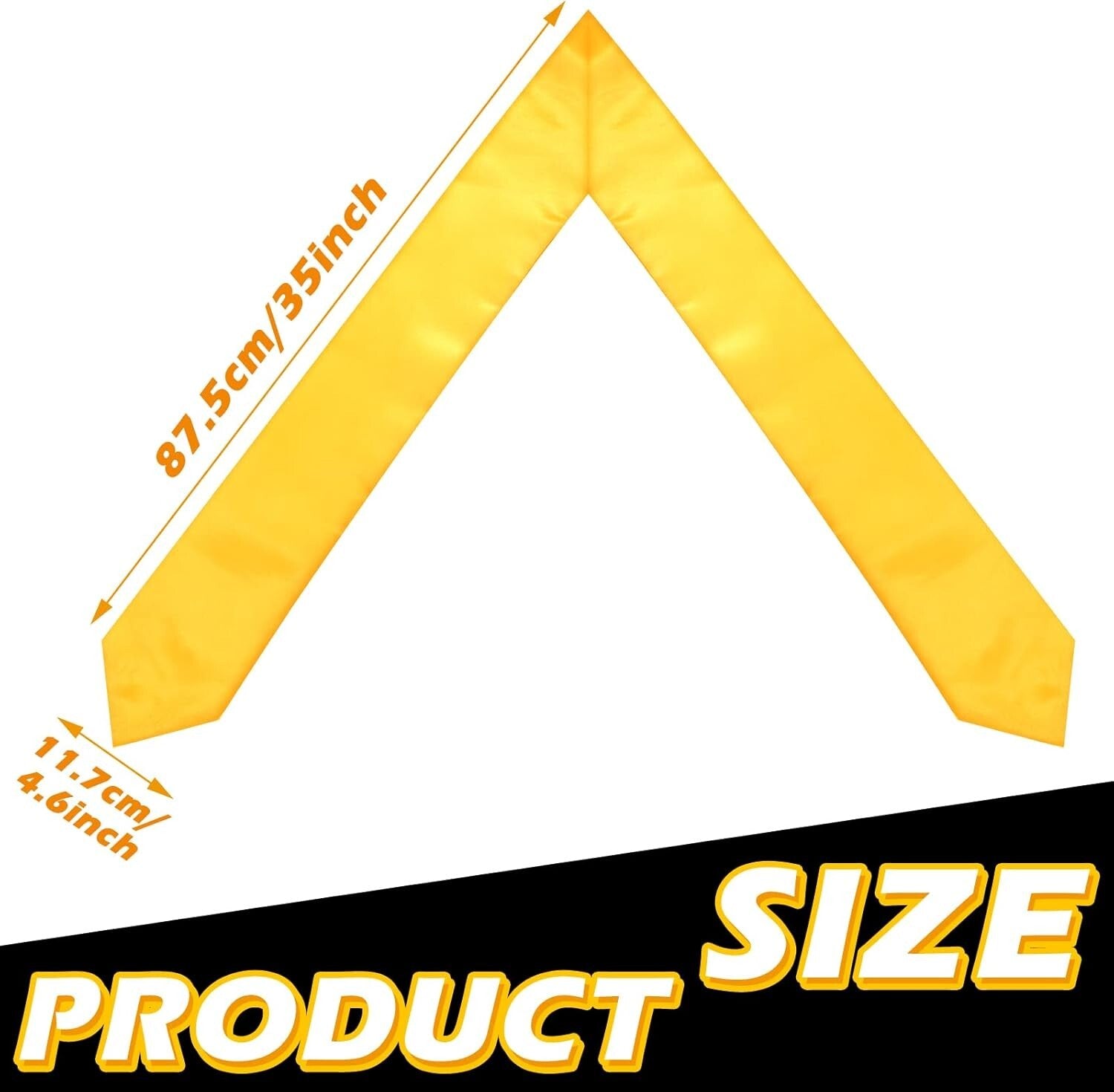 Bulk 12-Pack Unisex Graduation Stoles - Customizable 70-Inch Satin Sashes