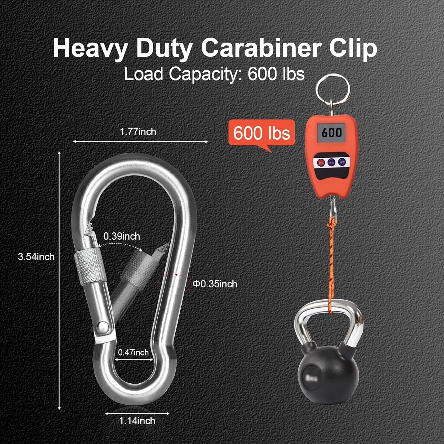 Premium 304 Stainless Steel Screw Lock Carabiner Clips – 15 Pack for Adventures
