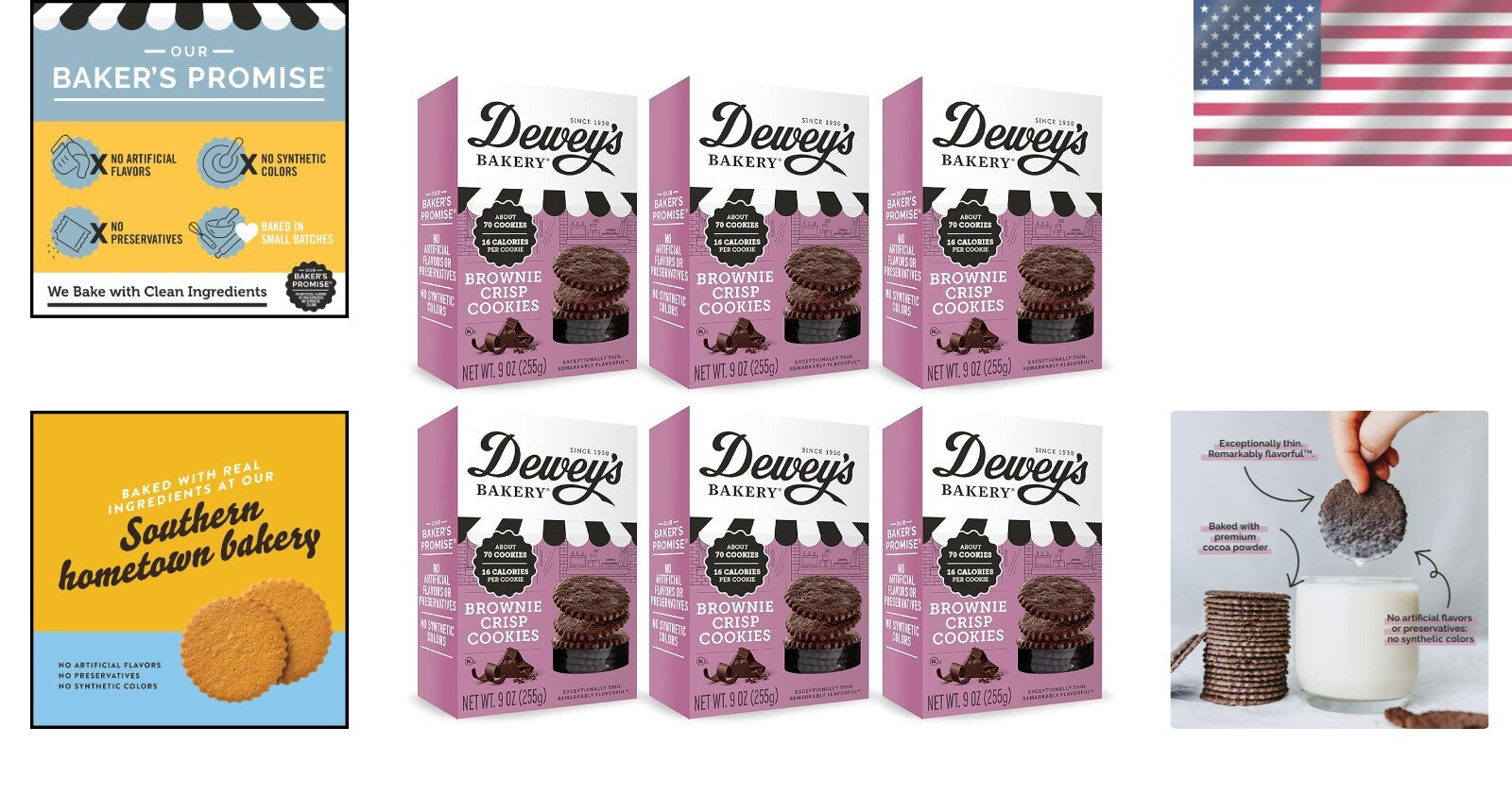 Crispy Brownie Cookie Thins - No Artificial Flavors, Healthy Snacking Delight