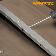 Load image into Gallery viewer, Aluminum Miter Gauge Bar for Table Saws - Versatile 2PK with Predrilled Options