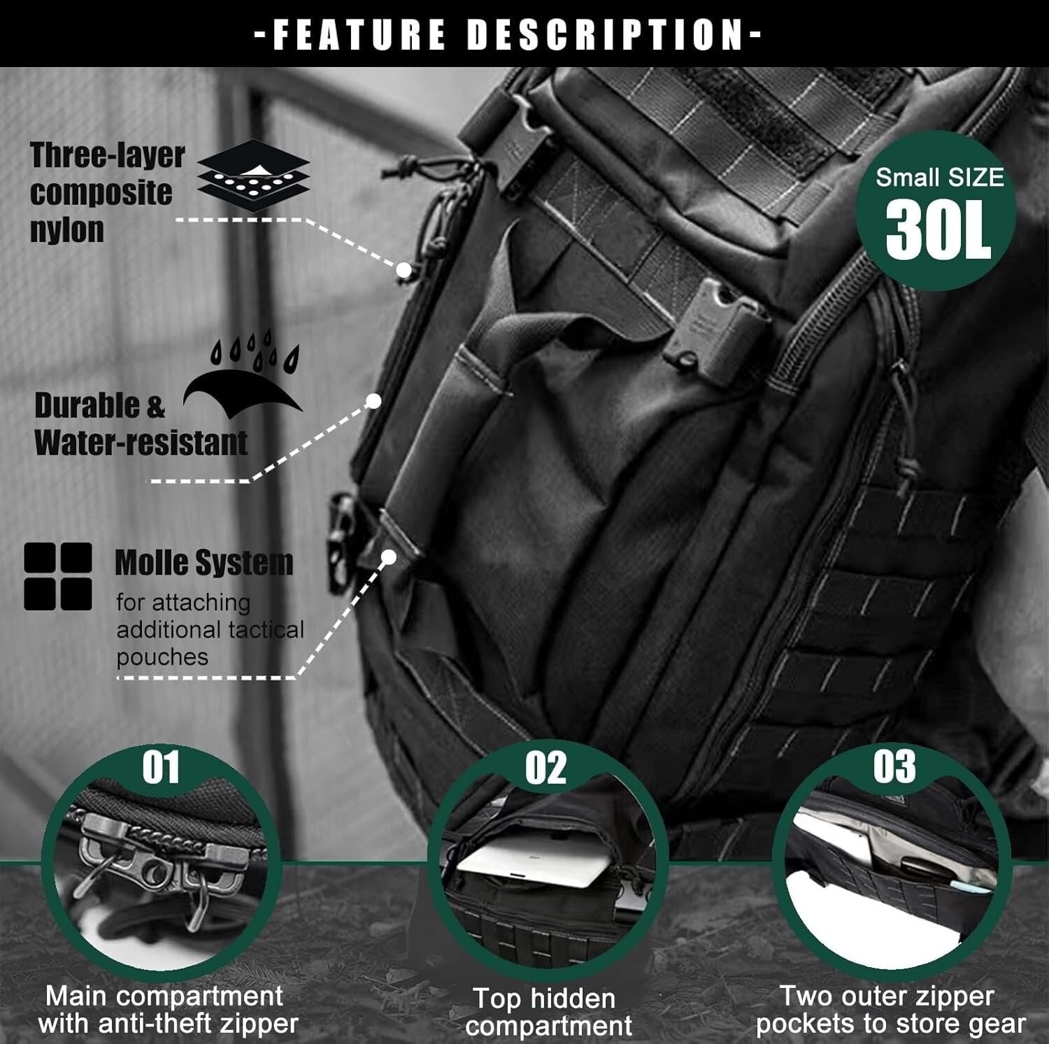 45L Multi-Functional Gym & Travel Bag: Tactical, Stylish & Comfortable Carrying
