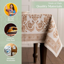 Load image into Gallery viewer, Charming 100% Cotton Table Cover 60" x 120" - Ideal for Dining &amp; Festive Themes