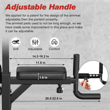 Load image into Gallery viewer, Sturdy Pull Up Bar &amp; Dip Station - 9 Height Settings for All Fitness Levels