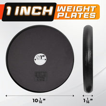 Load image into Gallery viewer, High-Quality Cast Iron Weight Plates - Multiple Weights for Lifting Variety