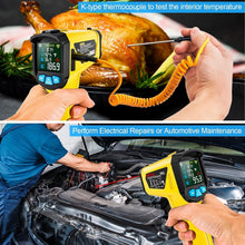 Load image into Gallery viewer, Multi-Functional Temperature Gun with Adjustable Emissivity - Ideal for Cooking