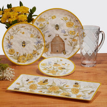 Load image into Gallery viewer, Charming Bee &amp; Floral 12-Piece Melamine Set for Spring &amp; Summer Entertaining