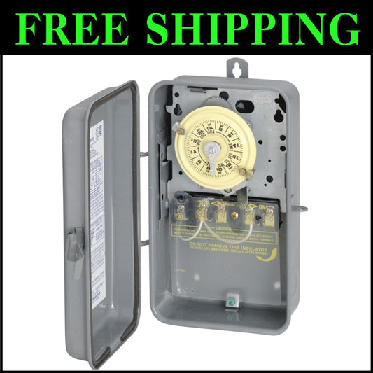 NEMA Certified 208-277V Timer Switch - 24-Hour Programmable for Outdoor Use