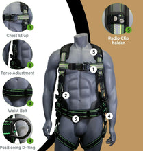 Load image into Gallery viewer, Lightweight Full-Body Protection Harness with Enhanced Visibility &amp; Comfort