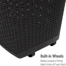 Load image into Gallery viewer, Versatile Wheeled Laundry Hamper - 60L Capacity for Effortless Room Transport