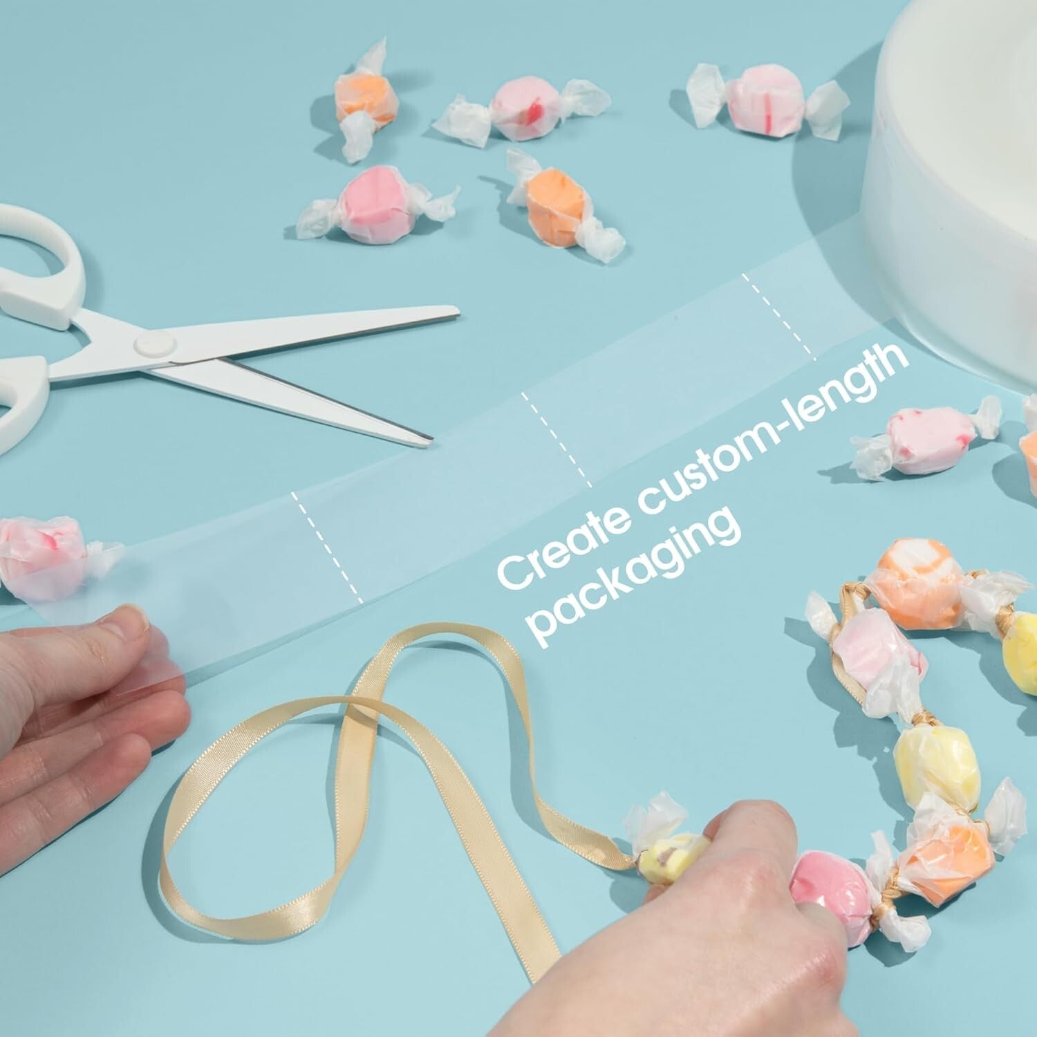 12" x 800' Clear Plastic Tubing Roll - 2.1 Mil Poly for Versatile Packaging