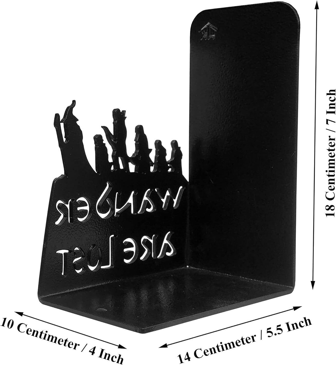 Unique Decorative Bookends in Sturdy Steel - Ideal for Home & Office Decor