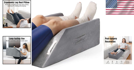 Lightweight Double-Sided Leg Elevation Pillow - Ideal for Swelling & Pain Relief