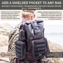 Load image into Gallery viewer, Military Grade Dry Shield MOLLE Faraday Pouch - Waterproof Signal Blocker