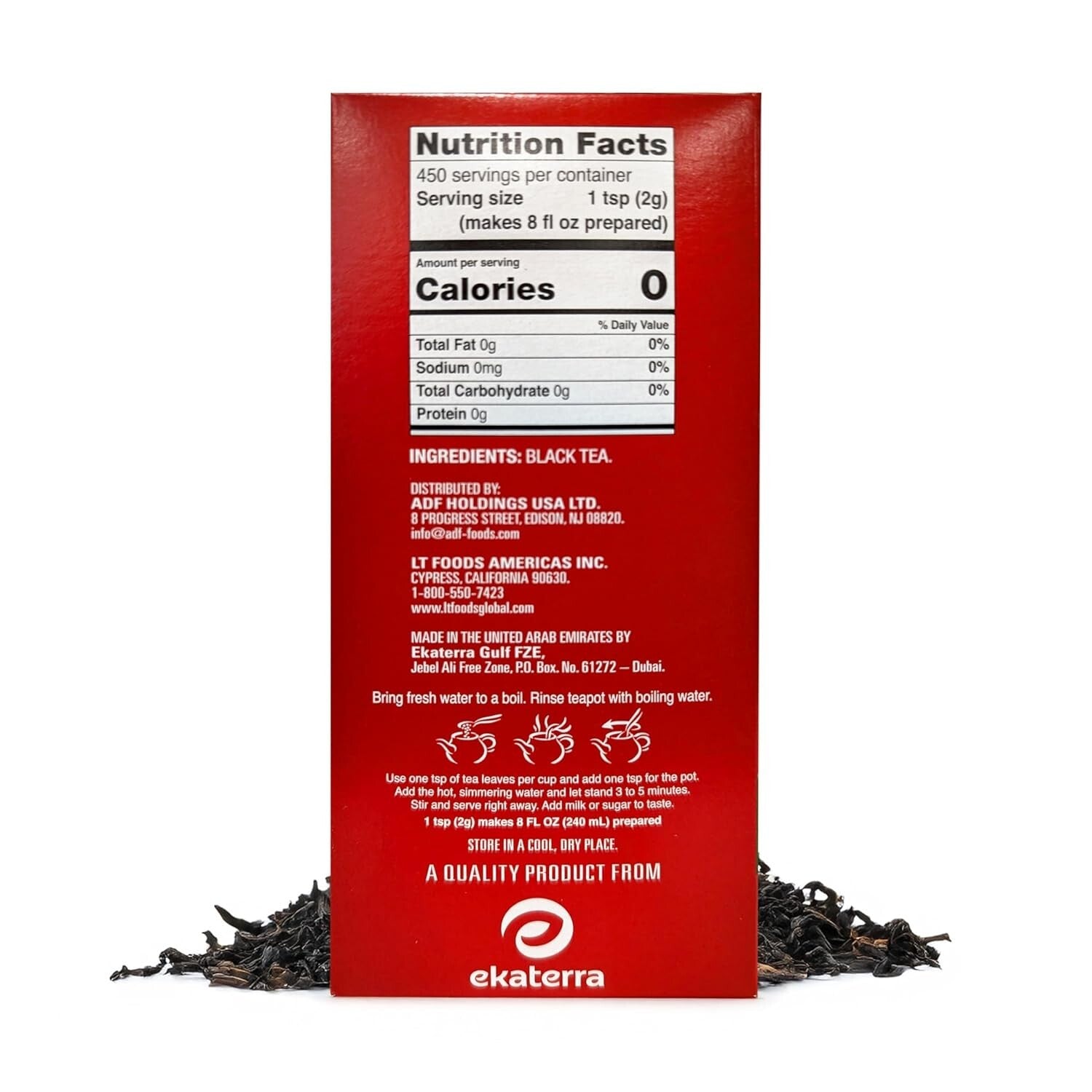 Red Label Premium Loose Leaf Black Tea - Chai & Milk Compatible - 900g Bundle