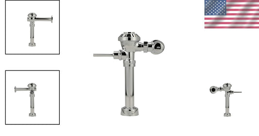 Aquaflush Z6000 Manual Flush Valve - Polished Chrome with 1.6 GPF Efficiency