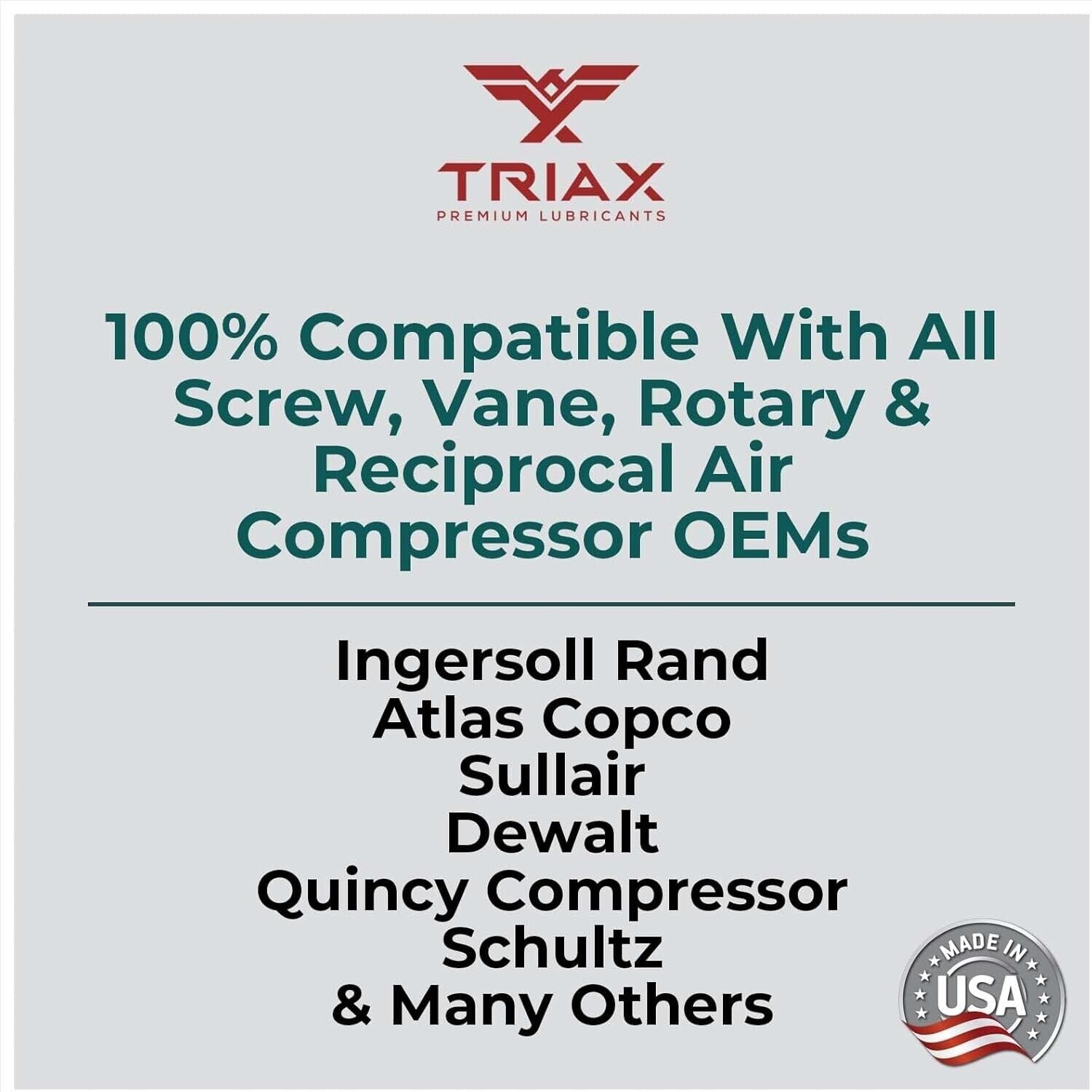 High Temp SAE 30 Air Compressor Oil - Full Synthetic, Ideal for All Compressors