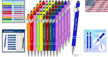 Load image into Gallery viewer, 50-Piece Inspirational Pens with Stylus Tip - Motivational Quotes for Coworkers