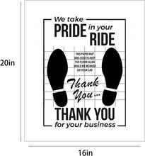 Load image into Gallery viewer, Water-Resistant Kraft Paper Disposable Floor Mats - 16x20 for Easy Vehicle Care