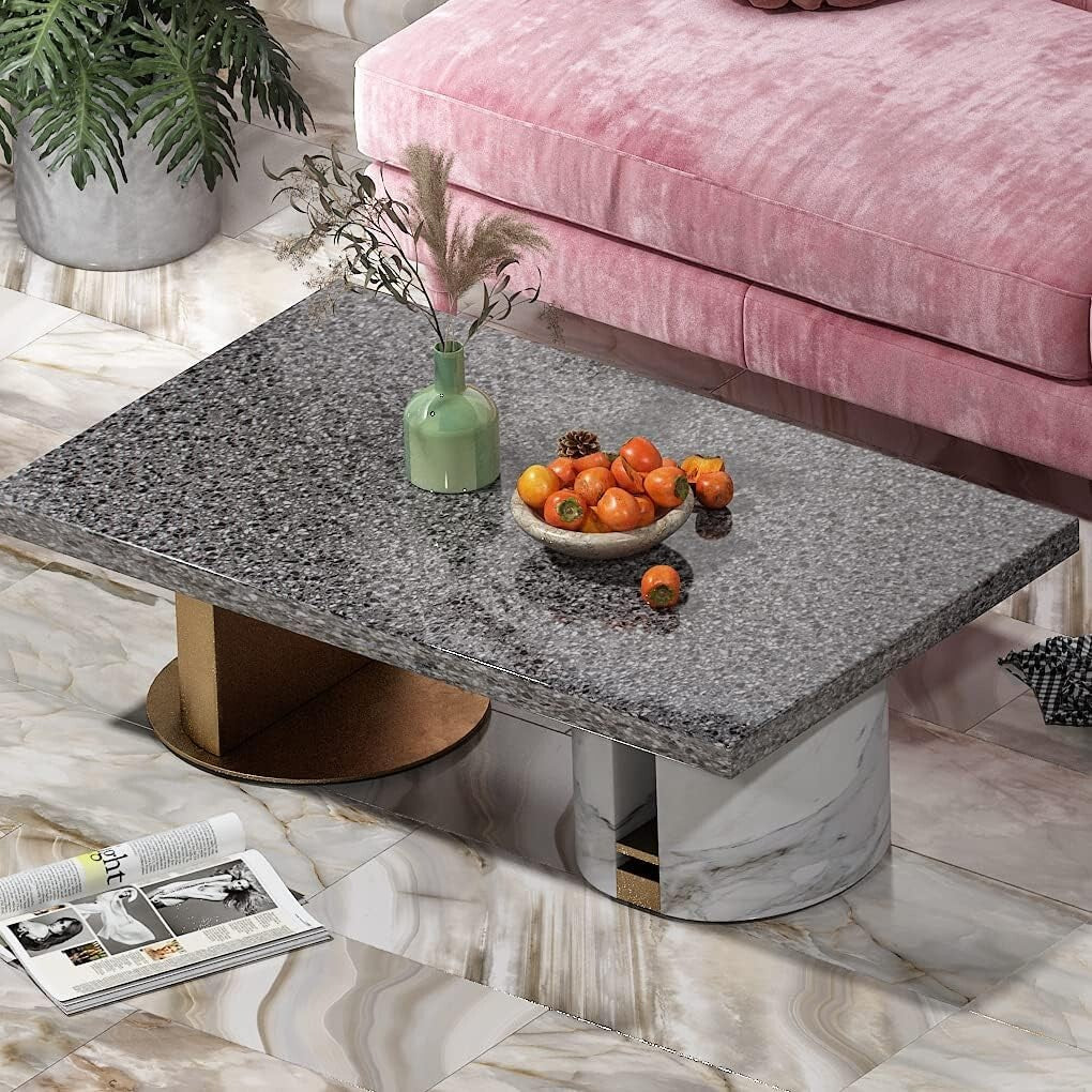 Extra Wide 36 Inch Granite Look Self-Adhesive Contact Paper for Stylish Surfaces