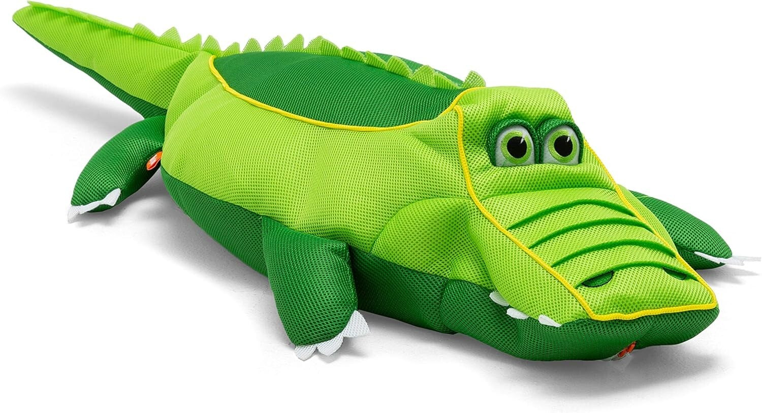 Eco-Friendly Alligator Pool Toy Float - Fast Drying & Bean Filled Comfort