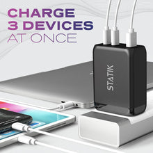 Load image into Gallery viewer, Compact 65W GaN Charger with 3 Ports - Fast Charging for Devices Everywhere