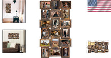 Load image into Gallery viewer, Gallery Wall 18-Picture Frame Set in Gold – Ideal for Living Room &amp; Bedroom