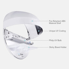 Load image into Gallery viewer, Violet Light Wall Sconce Fly Trap - Efficient Indoor Solution for Bugs &amp; Moths