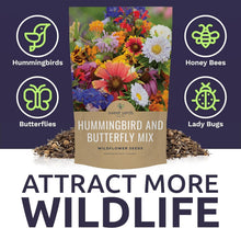 Load image into Gallery viewer, Bulk Wildflower Seed Mix for Butterflies &amp; Hummingbirds - 5 Pounds Fresh Seeds