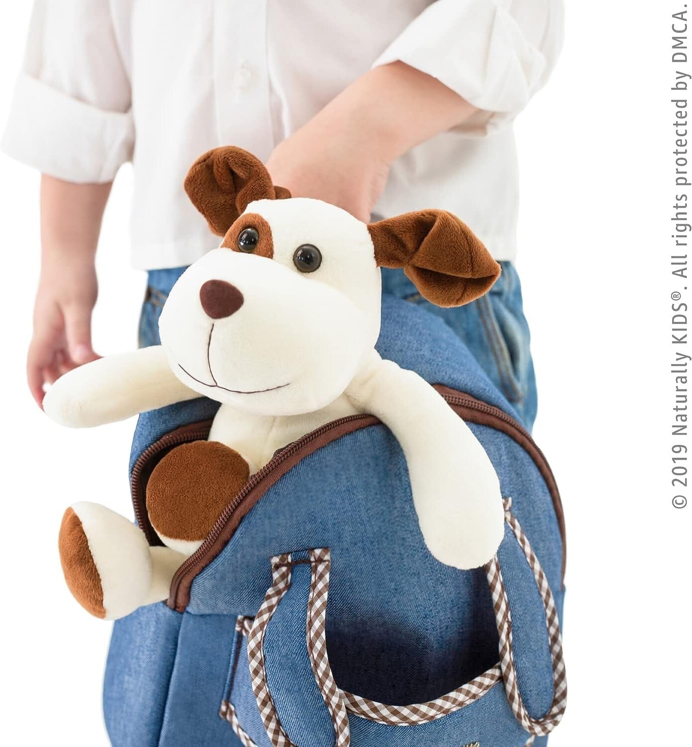 Adorable Toddler Dog Backpack with Padded Straps – Ideal for Young Explorers