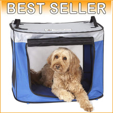 Load image into Gallery viewer, Medium Fabric Dog Shade with Ventilated Windows - Ideal for Outdoor Travel