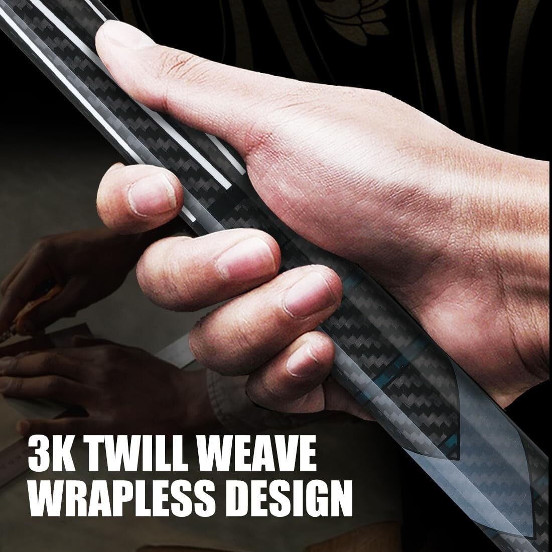 58-Inch Adjustable Pool Cue Stick - Low Deflection with Joint Protector and Case