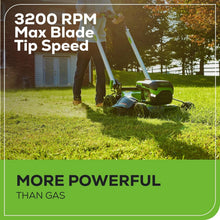 Load image into Gallery viewer, 60V Cordless 21” Lawn Mower with LED Lights &amp; Rapid Charger - Eco-Friendly Power