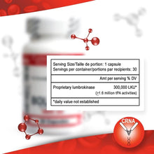 Load image into Gallery viewer, 30-Capsule Lumbrokinase for Enhanced Circulatory Well-Being - Allergen-Free
