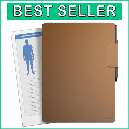 Elegant and Lightweight Magnetic Case for Remarkable Paper Pro - Brown Finish