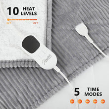 Load image into Gallery viewer, ETL Certified Plush Electric Blanket 72"x84" - Over-Heat Protection for Safety