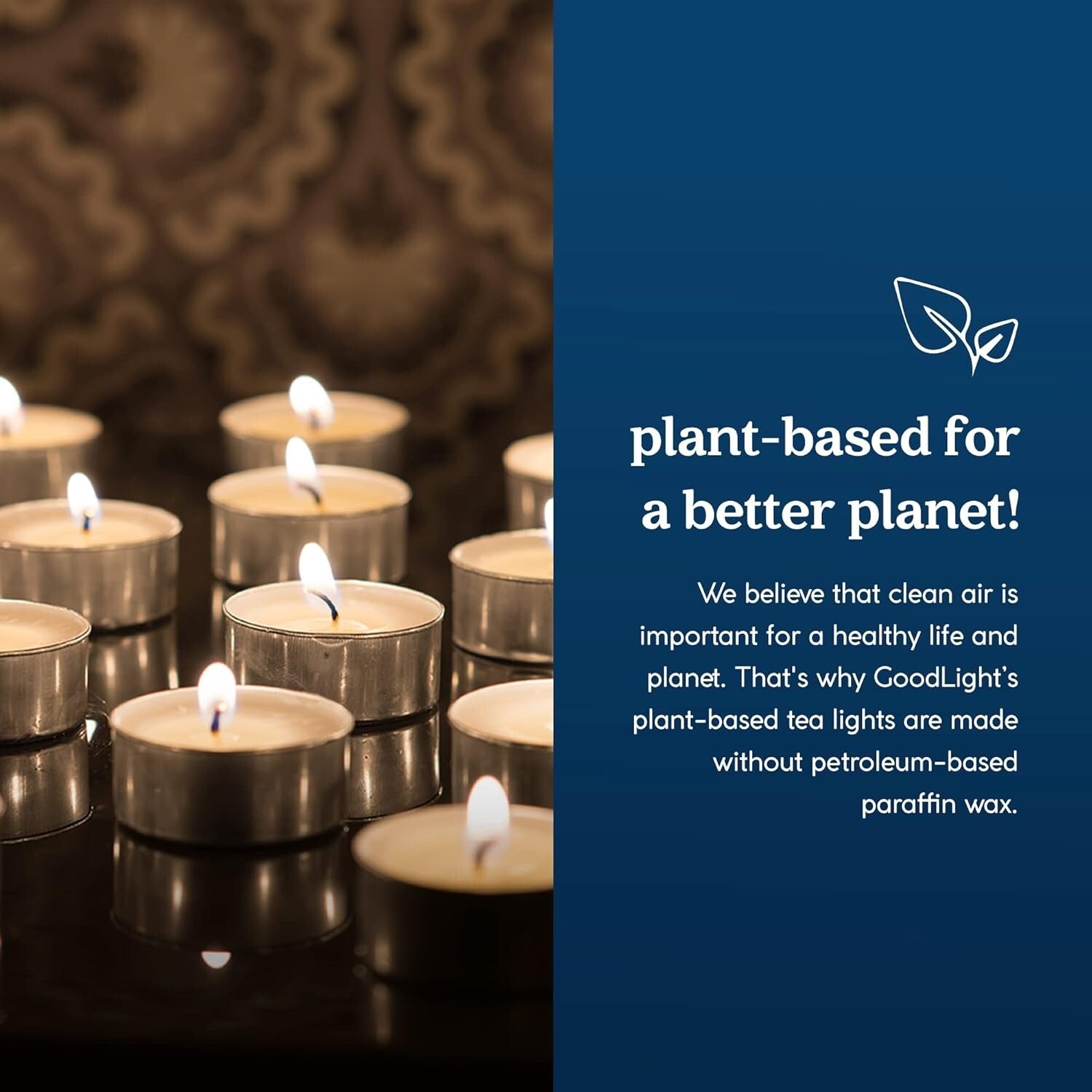 400-Pack Unscented Tea Light Candles with 4-Hour Burn Time - Eco-Friendly Glow