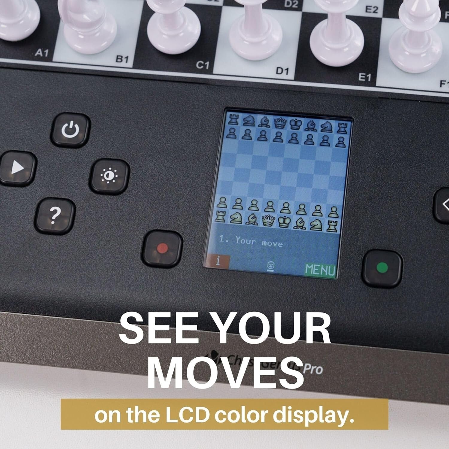 Portable Smart Chess Board with Magnetic Pieces - Perfect for Learning & Play