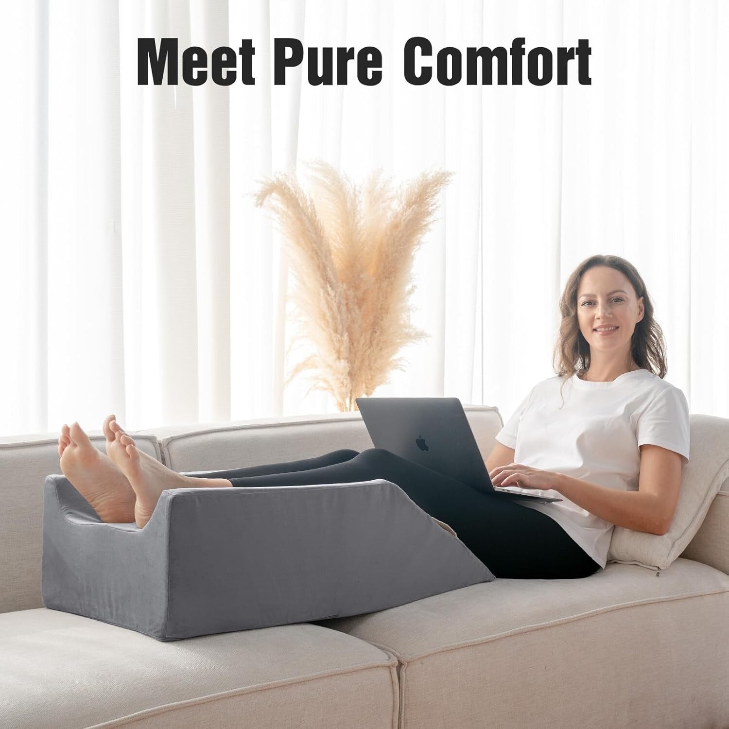 Lightweight Double-Sided Leg Elevation Pillow - Ideal for Swelling & Pain Relief