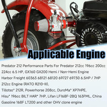 Load image into Gallery viewer, Complete 24mm Carb Kit for Predator 212cc Engines: Stable Idle &amp; Improved Ride