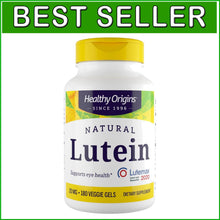 Load image into Gallery viewer, Lutein 20 mg Lutemax 2020 with Zeaxanthin - Vegan Eye Support 180 Softgels
