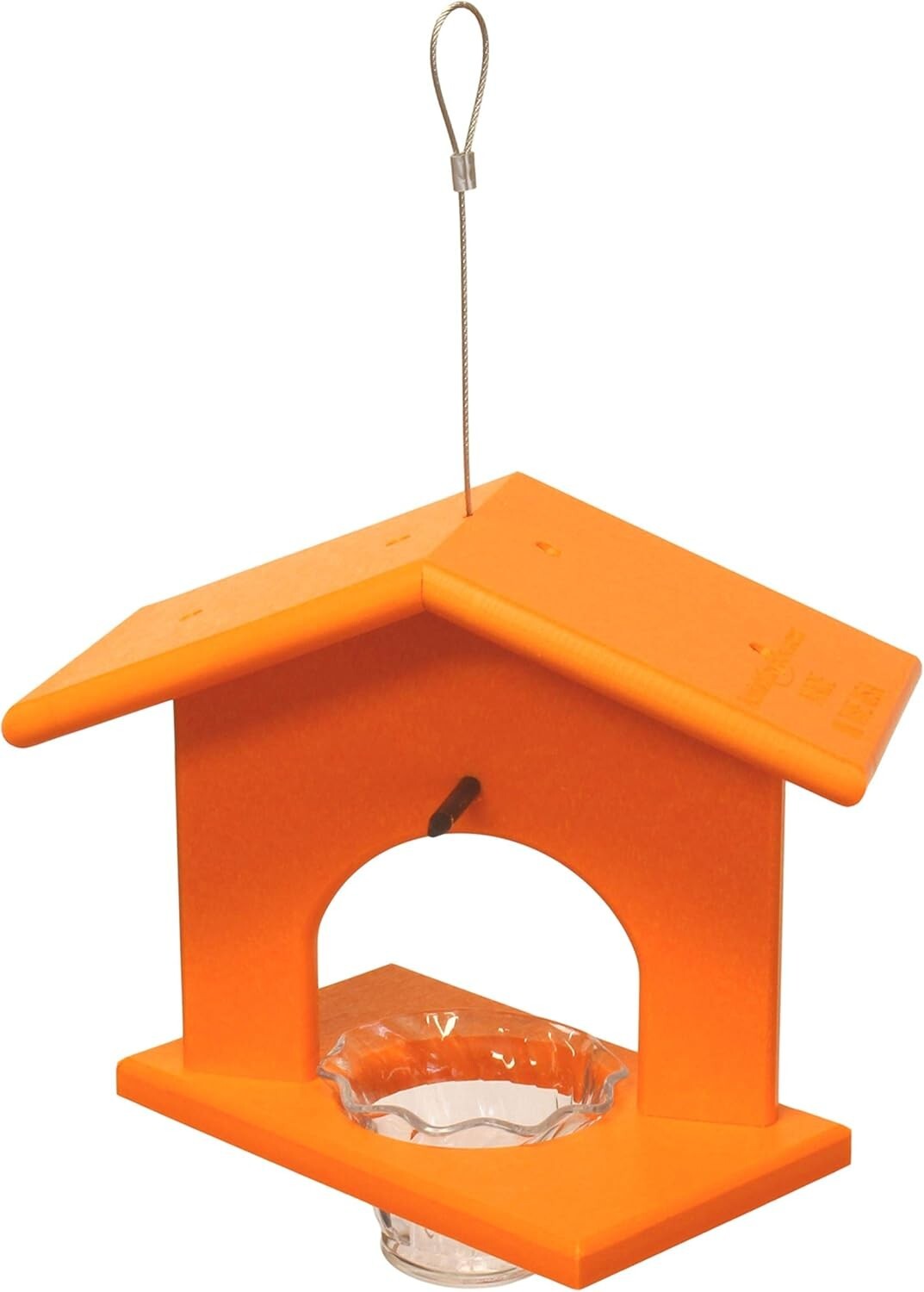 Elegant Orange Hanging Oriole Bird Feeder - Eco-Friendly & Easy to Clean