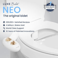 Load image into Gallery viewer, NEO 185 Self-Cleaning Dual Nozzle Bidet Attachment - Adjustable Water Pressure