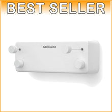 Load image into Gallery viewer, Retractable Indoor Outdoor Clothesline - Heavy Duty Wall-Mounted Laundry Rack