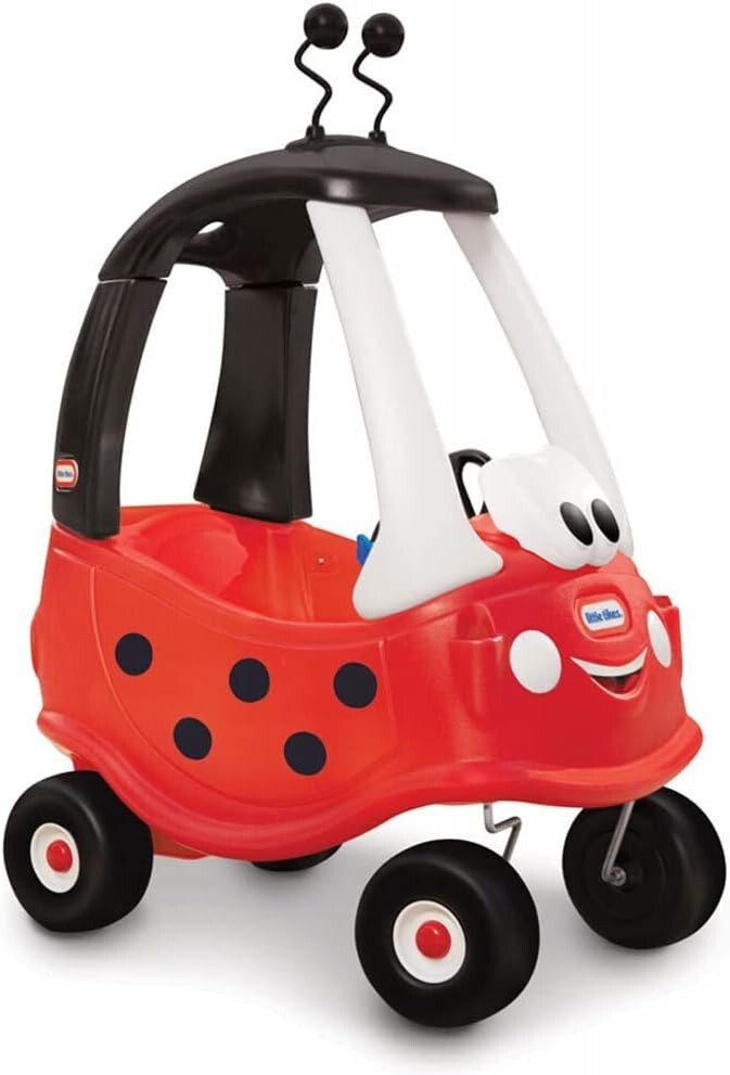 Durable Ladybug Cozy Coupe Ride-On Car for Kids, Perfect for Toddlers Age 18M-5Y